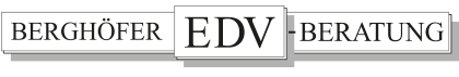 Logo Berghöfer EDV-Beratung Neuss